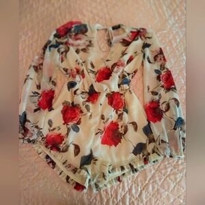 Garden Party Floral  Romper